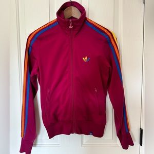 Adidas zip up track jacket